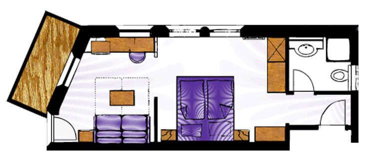  Floor plan of a room in the Auer holiday home in Nauders