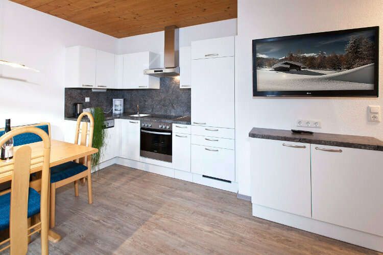 Kitchen in apartment 4 in the Auer holiday home